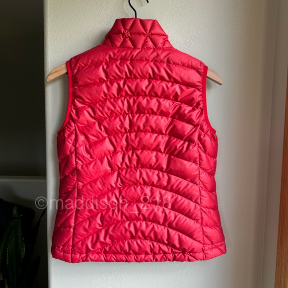 Patagonia Down Sweater Vest Small Maraschino Red Pink 800-fill-power down S - Picture 8 of 13